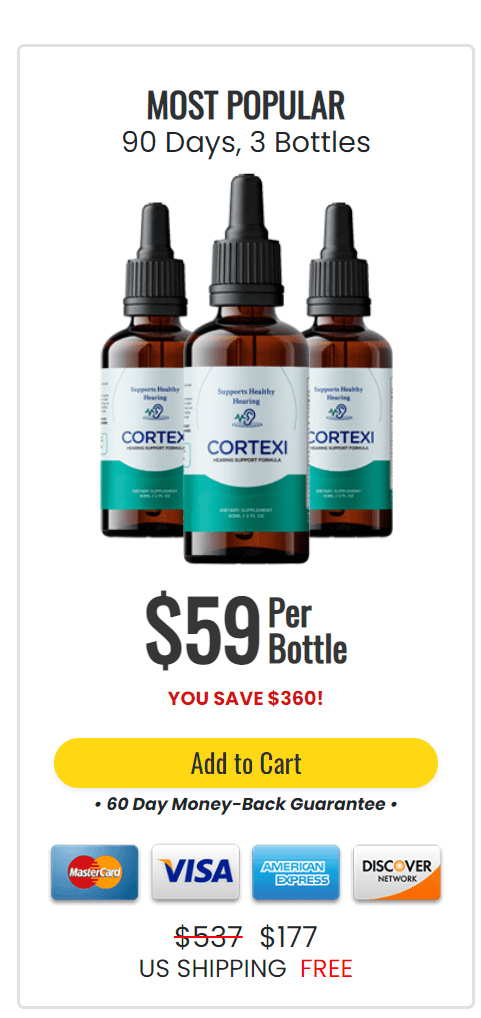 buy cortexi 3 bottles
