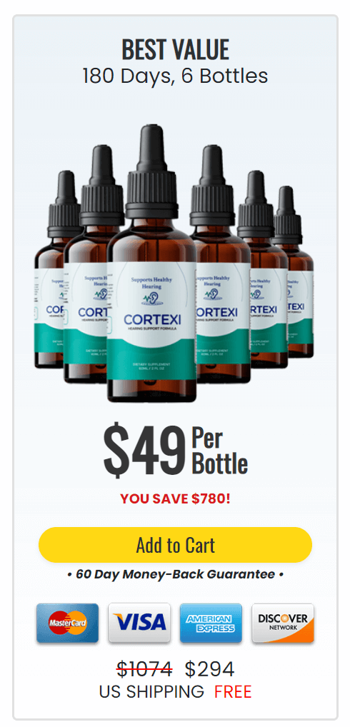buy cortexi 6 bottles